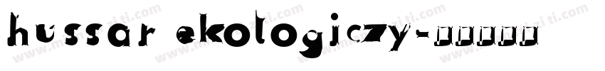 hussar ekologiczy字体转换